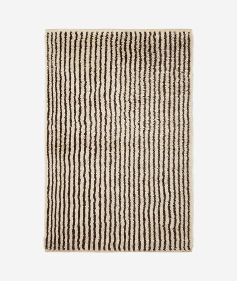 The Kami Knotted Rug is meticulously crafted by skilled artisans who tie each knot by hand, ensuring its exceptional quality and detail. Made from New Zealand wool that has been gently washed, the rug boasts a relaxed, slightly tousled look and feel. Its simple stripe design bears a timeless appeal, suiting a range of interiors and making it an enduring addition to any space. The rug is expertly finished with hand-woven selvedge edges, adding a touch of artisanal elegance to its overall design. Nordic Knots Rug, Nordic Knots, Rugs Apartment, Mirror With Hooks, Professional Carpet Cleaning, Floor Table, Wall Accessories, Bed Desk, Carpet Cleaning