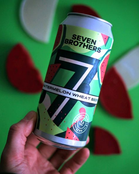 Watermelon Wheat Beer Watermelon Wheat Beer , 4.5% Seven Bro7hers | @sevenbro7hers . . 6/10 ⭐⭐⭐⭐⭐⭐ #beer #sevenbrothers #sevenbro7hers Watermelon Wheat Beer, brewed by Seven Bro7hers, is a refreshing and fruity beer with an alcohol percentage of 4.5%. This wheat beer showcases the natural flavours of watermelon, providing a light and enjoyable drinking experience. It pours a hazy golden colour with a fluffy white head that dissipates quickly. The aroma is filled with notes of ripe watermelo... Ripe Watermelon, Juicy Watermelon, Wheat Beer, White Head, Golden Colour, Fruit Infused, The Beer, August 1, Golden Color