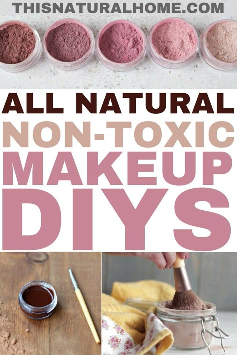 Diy Natural Makeup, Natural Makeup Tutorials, Coffee Facial, Make Up Diy, Toxic Makeup, Makeup Recipes, Homemade Makeup, Non Toxic Makeup, Homemade Lotion