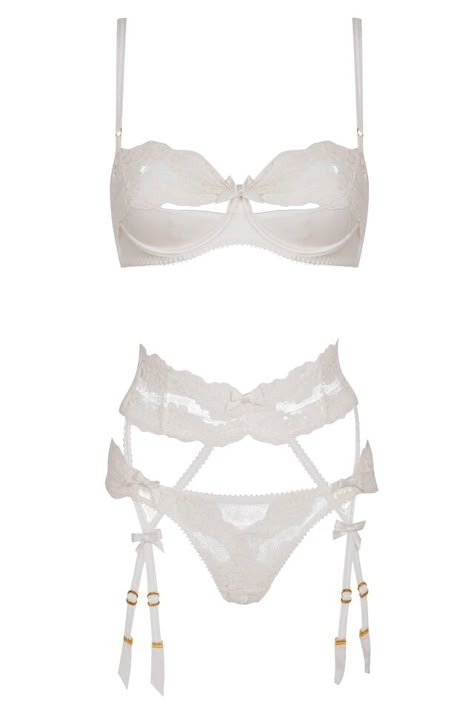 Bridal Lingerie. Pretty Bras, Lingerie Party, Cute Lingerie, White Lingerie, Pretty Lingerie, Dolce E Gabbana, Bridal Lingerie, Luxury Lingerie, Agent Provocateur