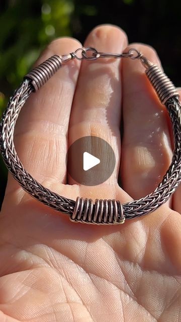 Jewelry Tricks, Viking Weave, Knit Bracelet, Viking Knit, Wire Crochet, March 9th, Bracelet I, Wire Weaving, Viking Jewelry