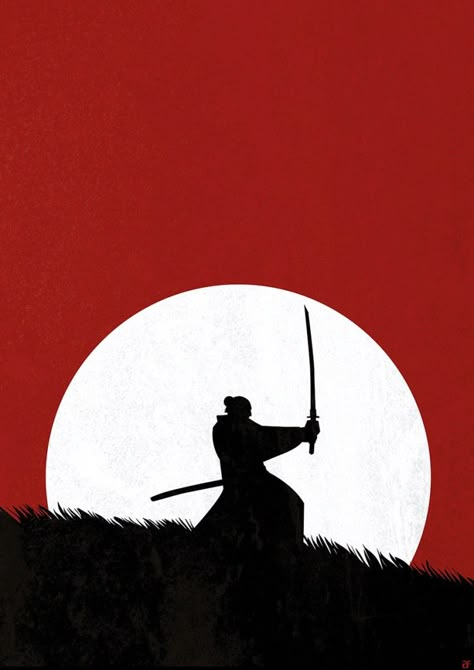 Samurai Silhouette, Samurai Tattoos, Red Samurai, Guerriero Samurai, Ronin Samurai, Arte Ninja, Samurai Wallpaper, Samurai Artwork, Japanese Warrior