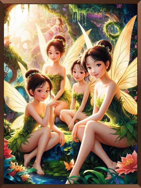 Dive into the beauty of a fairy fantasy world filled with magic, color, and the beauty of magical nature. Discover various works of art ranging from paintings, animations, to 3D designs inspired by the fairy world. Perfect for art and fantasy lovers! #FantasyArt #FairyWorld #MagicalCreatures #3DArt #2DIllustration #FairyTaleVibes #FantasyLovers #WhimsicalWorld #MysticalForest #FairyArtwork Magical Nature, Fairy Illustration, Fairy World, Disney Fairy, Fairy Artwork, Mystical Forest, Fantasy Lovers, Fairies Elves, Fairy Tail Anime