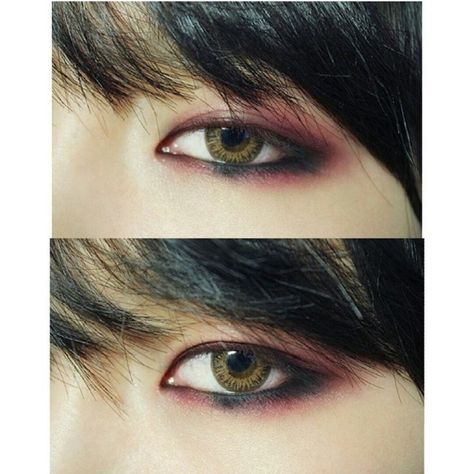 Asian Makeup Before And After, Bts Makeup, Korean Natural Makeup, Burgundy Makeup, Asian Makeup Looks, Makeup Before And After, Korean Eye Makeup, Beauty Make-up, Male Makeup