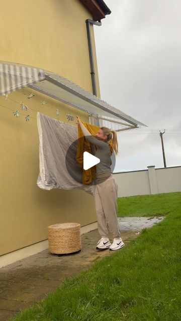 101K views · 1.6K likes | OUTDOOR WASHING LINE | IRELAND on Instagram: "There’s only one thing that’s predictable in Ireland and that is the unpredictable weather!🌦️❄️☀️

Keep your laundry protected from the outdoor elements with a Clothesline Canopy! For more information, visit us online at www.clotheslinecanopy.com or send us a message☘️

#clotheslinecanopy #irishweather #laundrysolutions" Clothes Lines Ideas Outdoor, Outdoor Washing Lines, Outdoor Clothes Lines, Laundry Lines, Laundry Solutions, Concrete Diy Projects, Washing Line, Concrete Diy, Back Garden