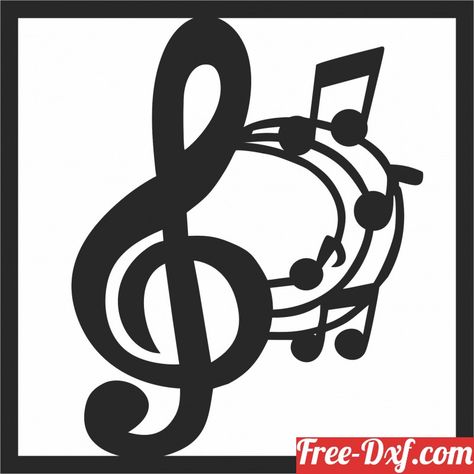 Free Music Note Svg Files For Cricut, Coffee Cup Wall Art, Free Dxf Files, Leaf Artwork, Wall Logo, Bird Wall Decor, Artwork For Living Room, Laser Cnc, Tree Wall Decor