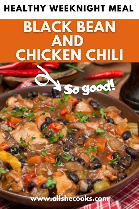 Healthy Black Bean Chili, Weeknight Meal Plan, Chicken Lime Soup, Green Chili Soup, Beans Recipe Healthy, Black Bean Chicken Chili, Chicken Chili Verde, Chili Recipe With Black Beans, Black Bean Soup Recipe