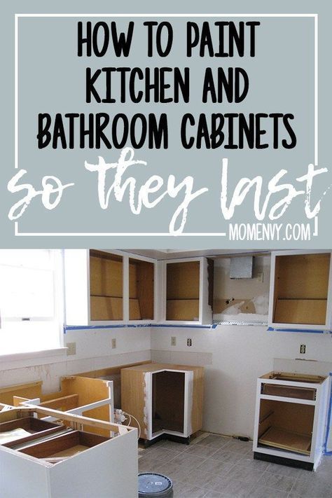 How To Paint Kitchen Cabinets, Paint Kitchen Cabinets, Paint Kitchen, Kitchen Cabinets Makeover, New Kitchen Cabinets, Diy Kitchen Cabinets, Built In Cabinets, Kitchen Remodeling Projects, Kitchen Cabinets In Bathroom