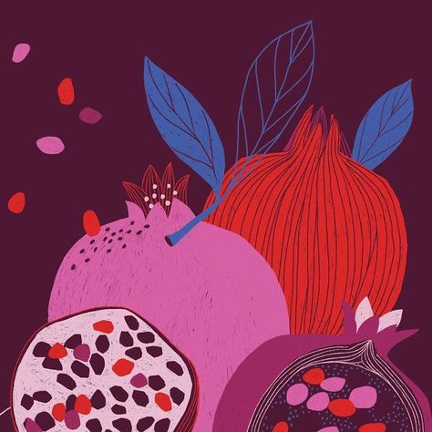 Marisol Ortega Marisol Ortega, Pomegranate Fruit, Puzzle Set, Pomegranate, New Books, Link In Bio, I Shop, Illustration Art, Fruit