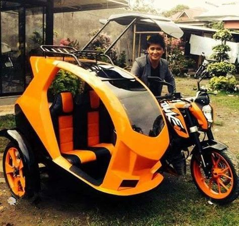 THOUGHTSKOTO Tricycle Motorcycle, Motorcycle Sidecar, Microcar, Trike Motorcycle, Electric Tricycle, Classic Motors, Car Ideas, Sepeda Motor, Mobility Scooter