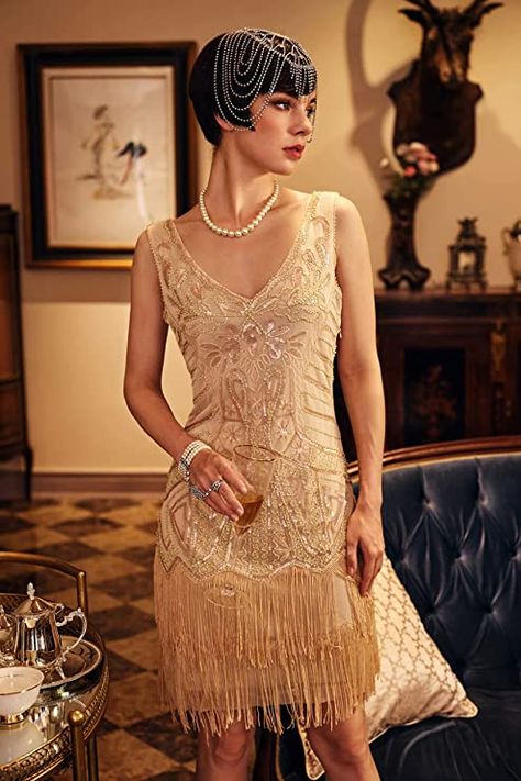 1920s Outfit Ideas Party, Modern 20s Fashion, Modern 1920s Fashion, Roaring 20s Outfit, 1920s Outfit Ideas, Great Gatsby Outfits, 1920s Outfit, Gatsby Style Dresses, Look Gatsby