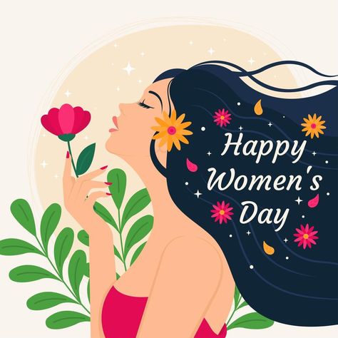 Happy Women's Day Design Happy Women's Day Card, Happy Womens Day Quotes, Cake And Flowers, Women's Day Cards, Womens Month, Happy Woman Day, Happy Women's Day, Order Cake, Happy Woman