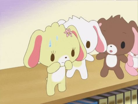 Sanrio Gif Aesthetic, Sugarbunnies Gif, Sugar Bunnies Pfp, Cutecore Gifs, Sanrio Gif, Kawaii Gif, Sugar Bunnies, Kawaii Core, Yumeko Jabami