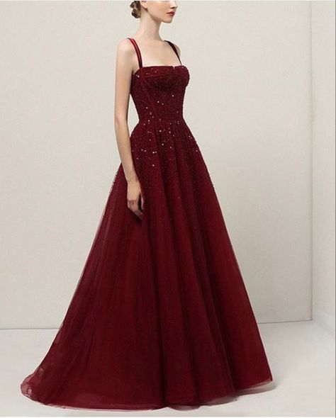 Pastel Red Prom Dress, Prom Dresses Dark Red Burgundy, Red Vintage Prom Dress, Cranberry Prom Dress, Masquerade Prom Dresses, Red Prom Dress A Line, Red A Line Prom Dress, Deep Red Prom Dresses, Glittery Red Dress