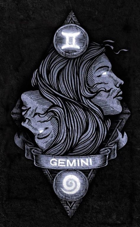 Zodiac Gemini Art, Gemini Wallpaper, Gemini Art, Koi Fish Drawing, Black And White People, Queens Wallpaper, Gemini Tattoo, Zodiac Designs, Zodiac Aries