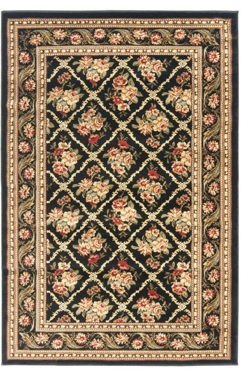 Safavieh Lyndhurst LNH556 Black Rug | Traditional Rugs #RugsUSA Victorian Area, Victorian Rugs, Victorian Area Rugs, Victorian Rug, Victorian Carpet, Carpet Pattern, Rugs Usa, Black Area Rugs, Rugs Size