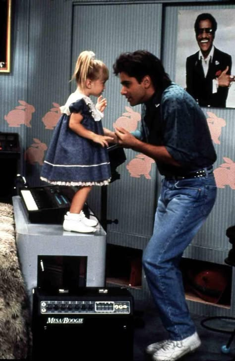 Uncle Jesse And Michelle, Jesse And Michelle, John Stamos Full House, Full House Funny, Full House Tv Show, Full House Cast, Michelle Tanner, Uncle Jesse, Divorce Court