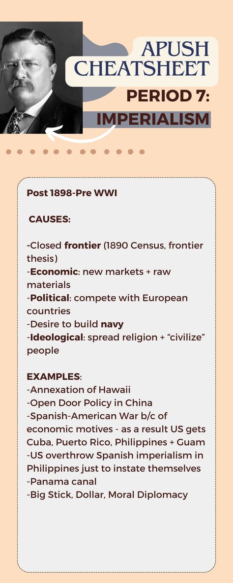 ap us history, amsco, hiemlers history, cheat sheet, imperialism
source:
https://www.youtube.com/watch?v=EDAb7_EIXzM
follow + save for more! History Cheat Sheet, Ap Us History, Us History, Cheat Sheet, Cheat Sheets, Period, History