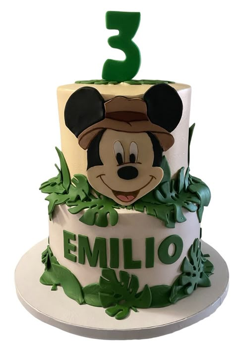 #mickeymouse #birthday #birthdaycake #celabration #cake #cakeidea #birthdayideas #safari #birthdaydecor #food #dessert #filter #happybirthday #mickey #disney #lopezcakes Mickey Safari Cake Pops, Mickey Safari Birthday Cake, Mickey Mouse Safari Birthday Cake, Mickey Mouse Safari Cake, Mickey Mouse Baby Birthday, Mickey Safari Cake, Mickey Mouse Safari Birthday, Mickey Safari Birthday, Safari Party Foods