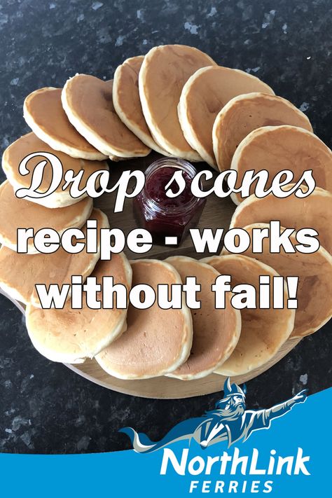 Drop Scones recipe – works without fail! Scottish Pancakes, Scones Recipe Uk, Drop Scones Recipe, Scotch Pancakes, Drop Scones, British Cooking, Scones Recipe Easy, Scones Easy, My Granny