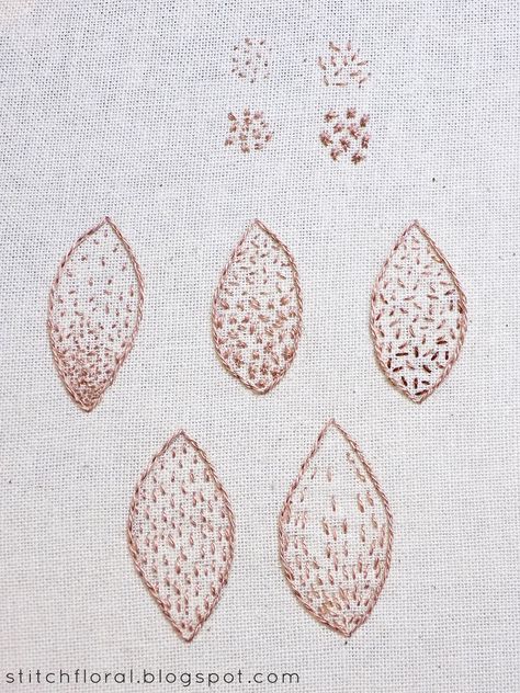 Learn how to seed stitch and how to shade with seeding Seed Stitch Embroidery, Seeding Stitch, Mindful Stitching, Rice Stitch, Stitch Things, Long And Short Stitch, Basic Embroidery, How To Shade, Quilt Art