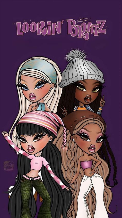 Bratz Bathroom, Brats Wallpapers, Bratz Painting, Bratz Dolls Paintings, Coloring Pages Nature, Free Coloring Pages For Kids, Black Bratz Doll, Brat Doll, Bratz Girls