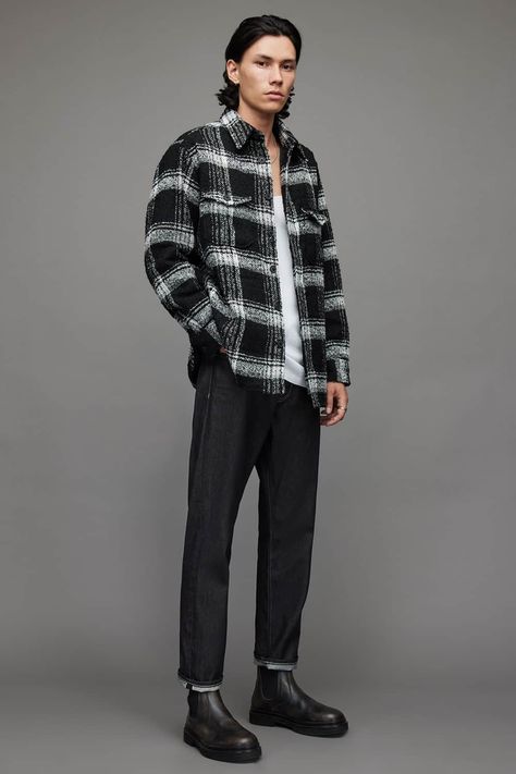 Flannel Men Outfit, Black Boots Outfit Men, Black Chelsea Boots Outfit, Men Vest Outfits, Flannel Outfits Men, Night Out Outfit Clubwear, Flannel Shirt Outfit, Chelsea Boots Men Outfit, Night Out Outfits