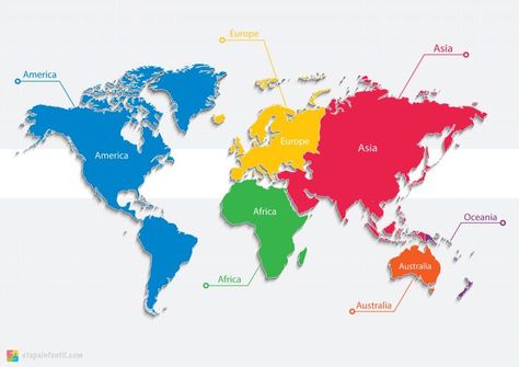 Mapamundi: Los 7 mapamundis temáticos más utilizados para imprimir World Map With Countries, Indian Flag Images, Word Map, Geography Map, World Map Poster, Australia Map, Typographic Logo, Indian Flag, Aesthetic Photography Grunge