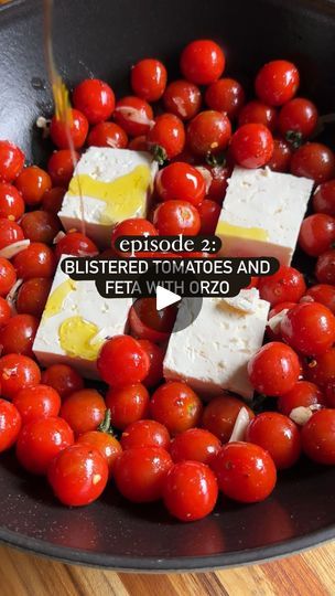 Grace Elkus, Orzo Recipes Side, Blistered Tomatoes, Tomato And Feta, Tomatoes And Feta, Toasted Baguette, How To Cook Polenta, Tomato Risotto, Meat Free Recipes