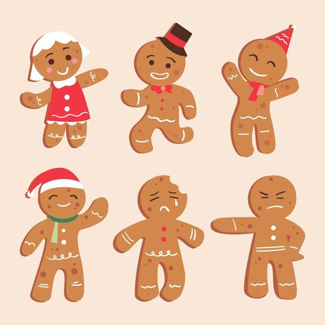 Gingerbread Man Drawings, Gingerbread Men Illustration, Gingerbread Sketch, Ginger Bread Illustration, Gingerbread Cookie Drawing, Drawing Gingerbread Man, Ginger Bread Man Crafts, Gingerbread Cookies Drawing, Gingerbread Man Painting