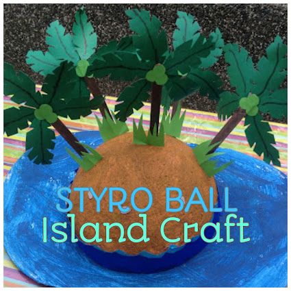 Craft Island, Learning Art, Homeschool Projects, Island Crafts, Island Theme, Diy Picture, Home Learning, Crepe Paper, Background Pictures