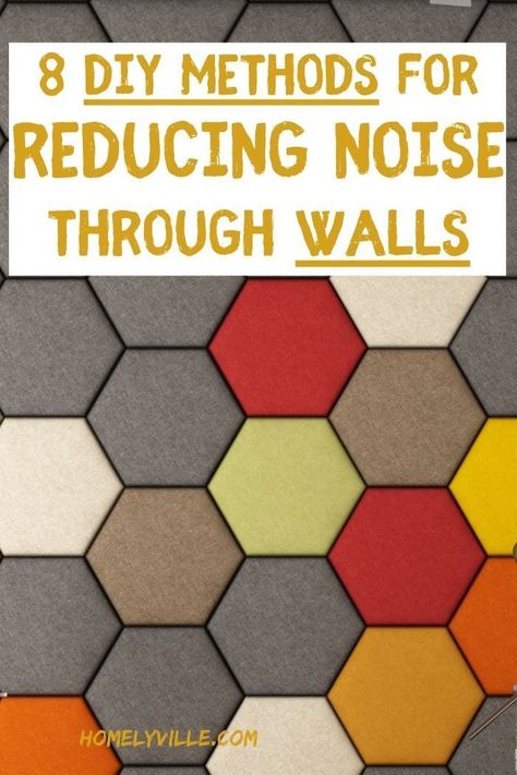 It is a lot tougher to rest if the neighbors keep odd hours. Luckily, you can reduce the noise and soundproof your walls using some simple DIY methods.#soundproof #diy #diymathodsforreducingnoisethroughwalls #reducingnoise #noise #soundproofwalls Noise Reduction Panels, Sound Proofing A Room, Sound Proof Flooring, Soundproofing Diy, Acoustic Panels Diy, Soundproofing Walls, Soundproof Panels, Soundproofing Material, Fabric Tiles