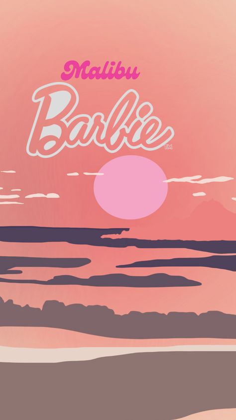 #barbie #malibu #aestheticwallpaper #beach #sunset #style Malibu Barbie Aesthetic Bedroom, Malibu Barbie Wallpaper, Barbie Mural, Barbie Classroom, Malibu Wallpaper, Malibu Barbie Aesthetic, Barbie Wallpaper, Barbie Malibu, Phone Widget