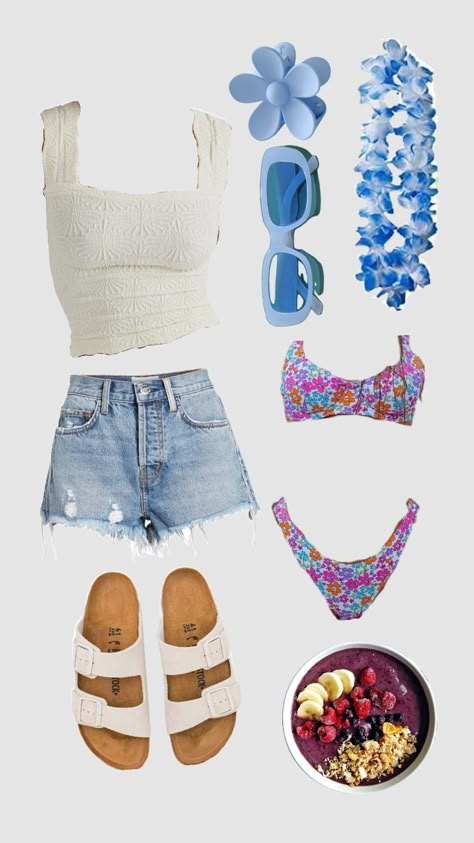 blue pool party! After Pool Outfit, Cute Pool Party Outfits, Outfits For Pool Party, Casual Pool Party Outfit, Pool Party Outfit Aesthetic, Aesthetic Pool Party Outfits, What To Wear To A Pool Party, Pool Party Fits, Summer Pool Party Outfit