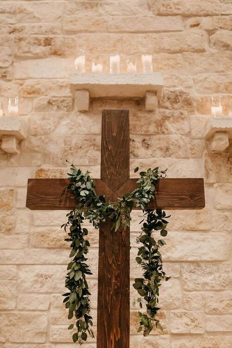 Wedding Cross Decor Wedding Cross Decor, Ceremony Backdrop Outdoor, Wedding Walkway, Dark Wedding Theme, Wedding Arbors, Renewal Ceremony, Wedding Alters, Cross Decor, Wedding Cross