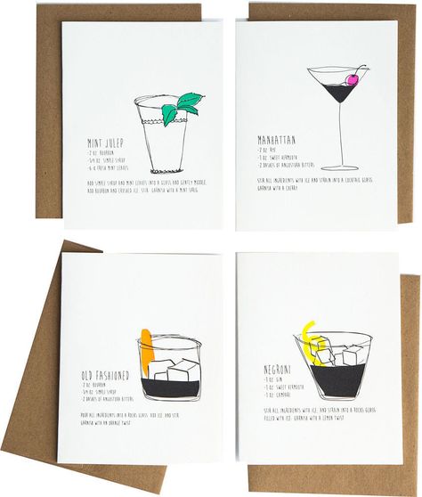 Cocktail Book Design, Menu Design Inspiration, Wine Map, Liquor Shop, Domino Magazine, Unique Stocking Stuffers, Cocktail Book, Cocktail Sauce, Negroni