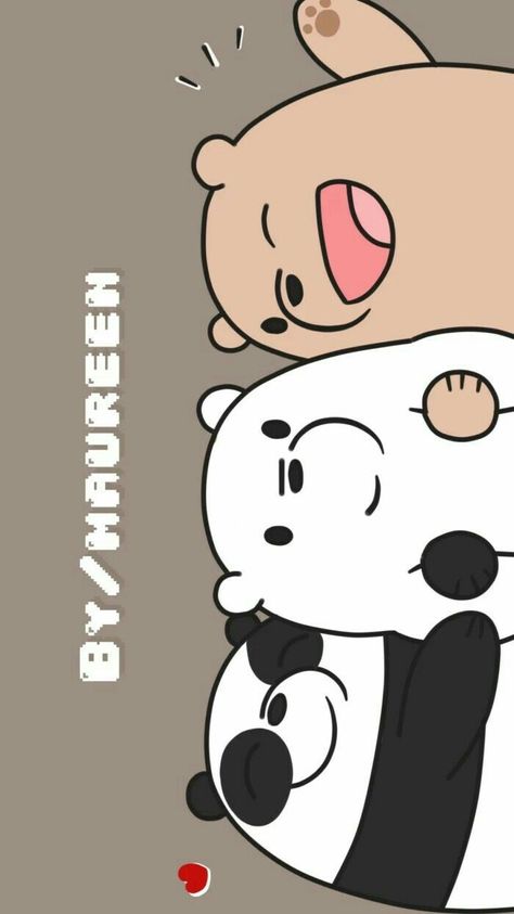 Three Bears Cartoon, Aesthetic Black Background, Black Background Aesthetic, Panda Nail Art, Cute Background Pictures, Bears Cartoon, Ice Bear We Bare Bears, Panda Drawing, Bear Bears