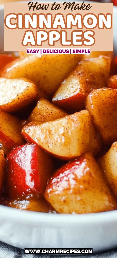 Cinnamon Apples Best Cooked Apples Recipe, Cinnamon Apples In The Air Fryer, Steamed Cinnamon Apples, Things You Can Make With Apples, Cinnamon Apples Crockpot Easy, Cooked Apples With Cinnamon, Cinnamon Apples Dessert, Healthy Fried Apples Cinnamon, Stove Top Baked Apples