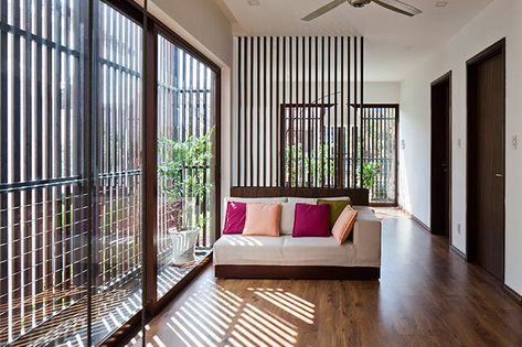 MM++ Architects Sitout Grill Design, Architect Diary, Climbing Knots, Front Balcony, Window Seat Design, Colourful Living Room Decor, Balcony Flooring, Balcony Grill Design, Window Detail