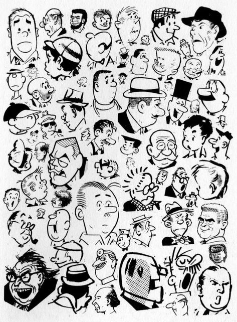 "How to Draw and Sell Cartoons" by Dave Breger 1966 Black And White Cartoon Drawings, 60s Cartoon Style, Old Cartoon Characters, Caricature Sketch, Doodle Characters, Old School Cartoons, Caricature Drawing, White Drawing, Cartoon Sketches