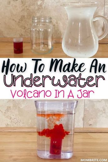 Under Water Volcano Experiment, Kindy Science Experiment, Discovery And Innovation Activities, Science With Preschoolers, How To Projects For School, Volcano For Preschoolers, Sped Science Experiments, Sensory Science Experiments, Life Science Experiments Elementary