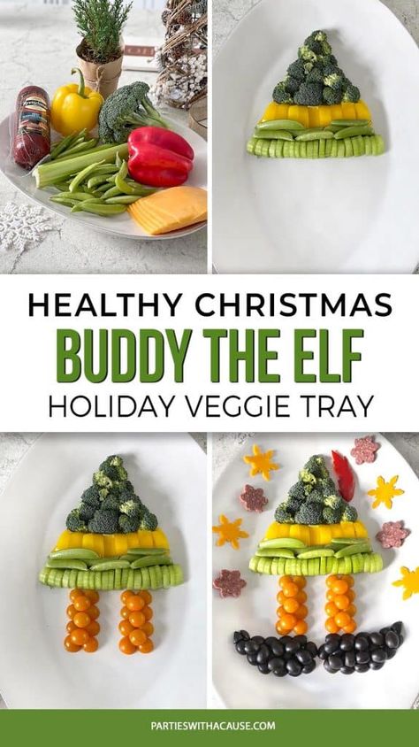 Elves Themed Christmas Party, Elf Themed Birthday Party, Elf Themed Appetizers, Elf Movie Themed Party Food, Elf Movie Themed Snacks, Buddy The Elf Food Ideas, Elf Themed Food, Elf Snacks, Elf Food Ideas