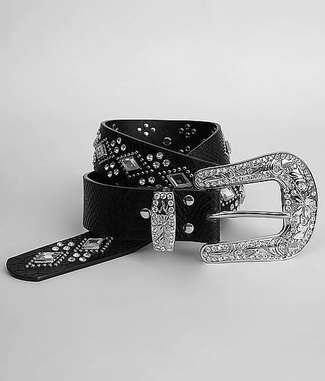 BKE Rhinestone Belt Bad Bunny Concert Outfit, Bling Belts, Candle Pedestal, Looks Country, Rodeo Outfits, Estilo Country, Women's Belts, Belt For Women, Rhinestone Belt