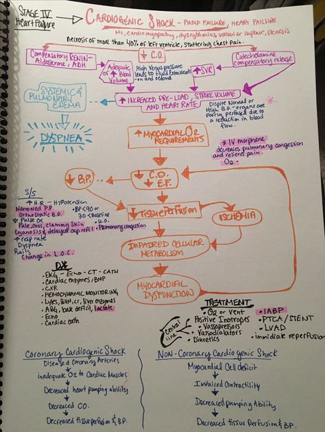 Cardiogenic shock Cardiogenic Shock Pathophysiology, Cardiogenic Shock Nursing, Shock Nursing, Cardiogenic Shock, Medical Assistant Student, Paramedic School, Nurse Study Notes, Design Tattoos, Nursing Student Tips