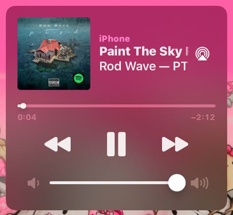 Paint The Sky Red Rod Wave, Playlist Names Ideas, Rod Wave, Wave Painting, Audio Player, Iphone Screen, Painting Ideas, The Sky, Image Search