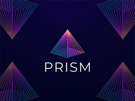 PRISM by O'Laa on Dribbble Alchemy Branding, Prism Logo, Prism Art, Prism Pattern, Rectangular Prism, Magic Symbols, Branding Mood Board, Branding Ideas, Prisms