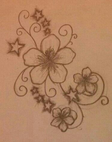 Minimal Tattoo Ideas, Easy Flower Drawings, Om Tattoo, More Tattoo, Chicano Drawings, Simple Tattoo Designs, Easy Love Drawings, Meaningful Drawings, Flower Art Drawing