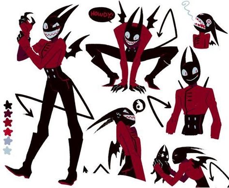 Demon Character Reference, Kadabura On Twitter, Demon Reference Character Design, Easy Dynamic Poses Reference, Demon Poses Reference, Demon Poses Drawing Reference, Demon Characters Design, Dynamic Face Expression, Monster Poses Drawing