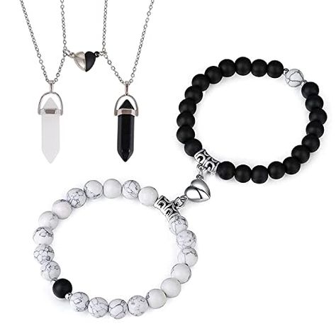 Magnetic Couples Chakra Bracelets, Long Distance Touch Love Bracelets Necklace, Matching Bracelets for BFand GF, Friends (white&black) , https://reviewsstone.com/magnetic-couples-chakra-bracelets-long-distance-touch-love-bracelets-necklace-matching-bracelets-for-bfand-gf-friends-whiteblack/ Check more at https://reviewsstone.com/magnetic-couples-chakra-bracelets-long-distance-touch-love-bracelets-necklace-matching-bracelets-for-bfand-gf-friends-whiteblack/ Mutual Attraction, Love Magnet, Couples Bracelets, Necklace Matching, Touch Love, Chakra Necklace, Healing Necklace, Chakra Bracelet, Couple Bracelets