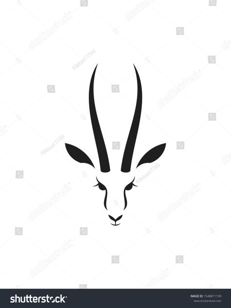 Antelope springbok. Safari park. Logo. Wild animal. Isolated antelope head on white background #Ad , #Aff, #park#Logo#Wild#Antelope Gazelle Tattoo Design, Oryx Tattoo, Springbok Tattoo, Springbok Logo, Antelope Tattoo, Deer Engraving, Oryx Logo, Lawyer Logo Design, Eminem Drawing